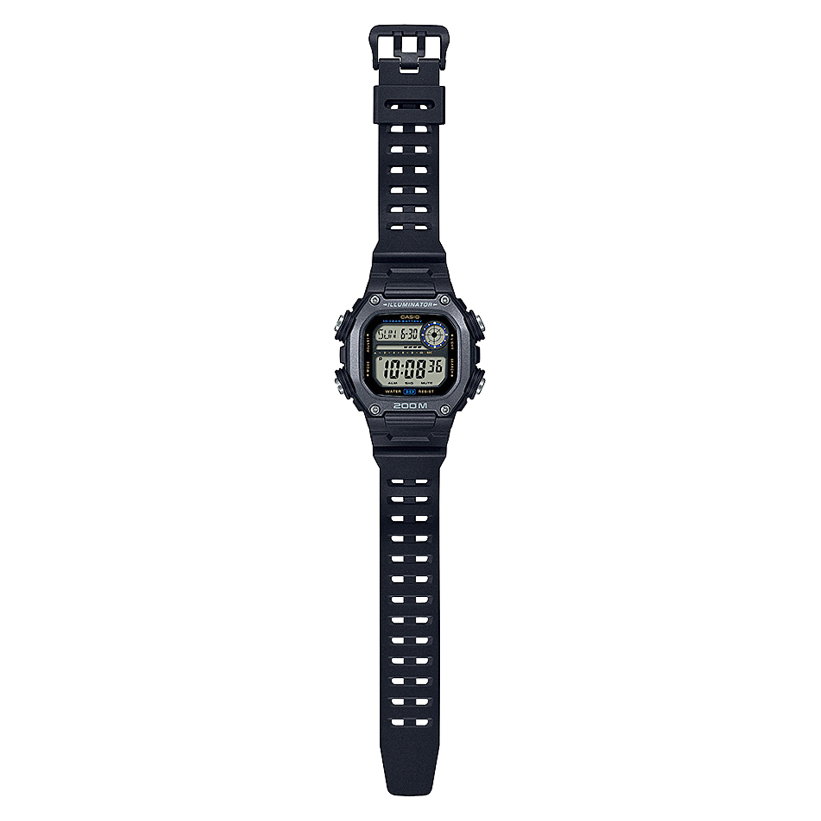 Reloj CASIO DW-291HX-1A Resina Juvenil Negro