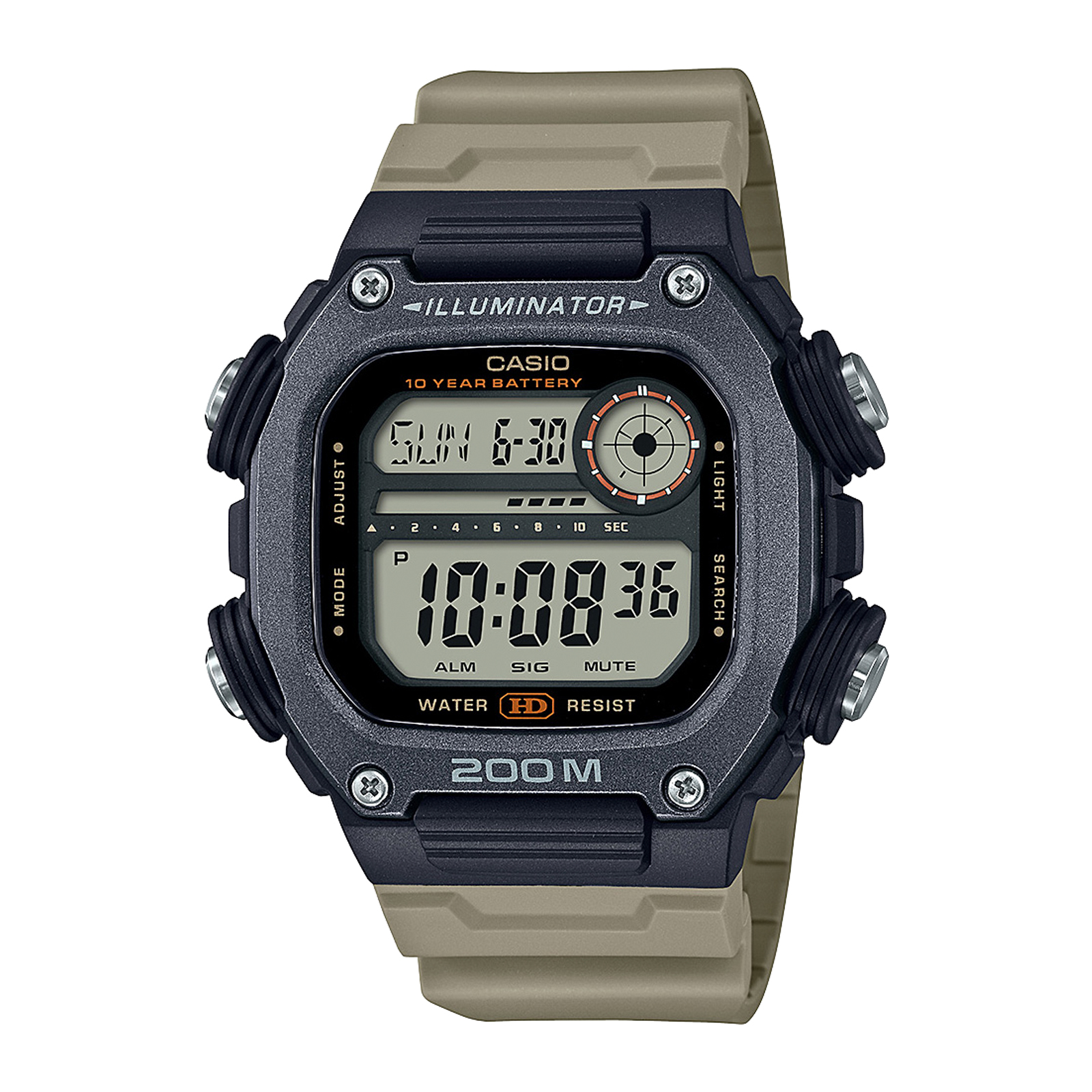 Reloj CASIO DW-291HX-5A Resina Juvenil Negro