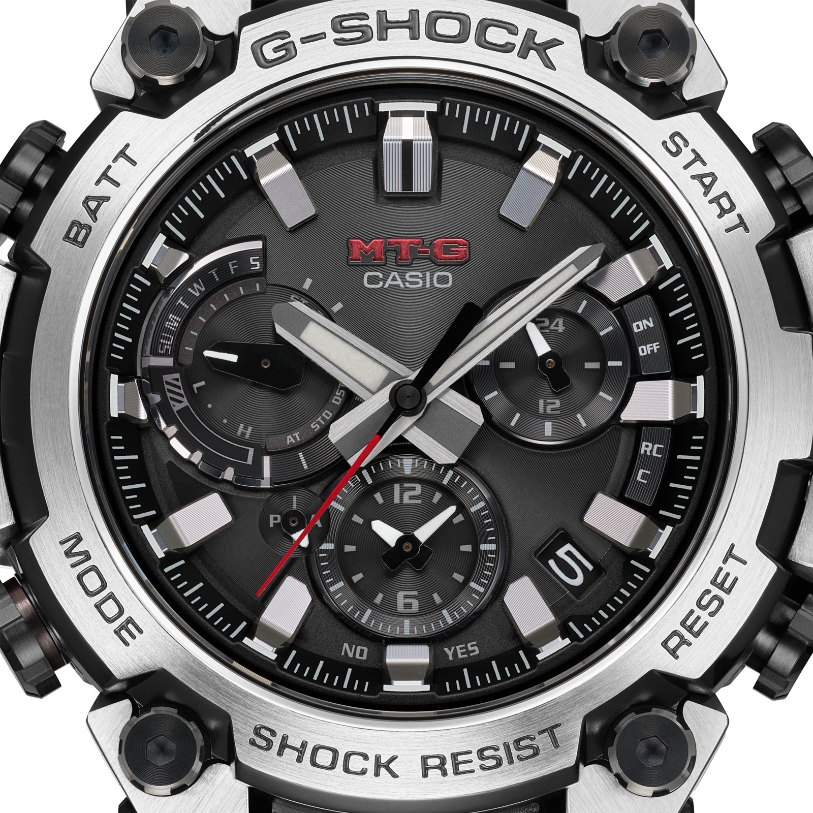 Reloj G-SHOCK MTG-B3000D-1A Resina/Acero Hombre Plateado
