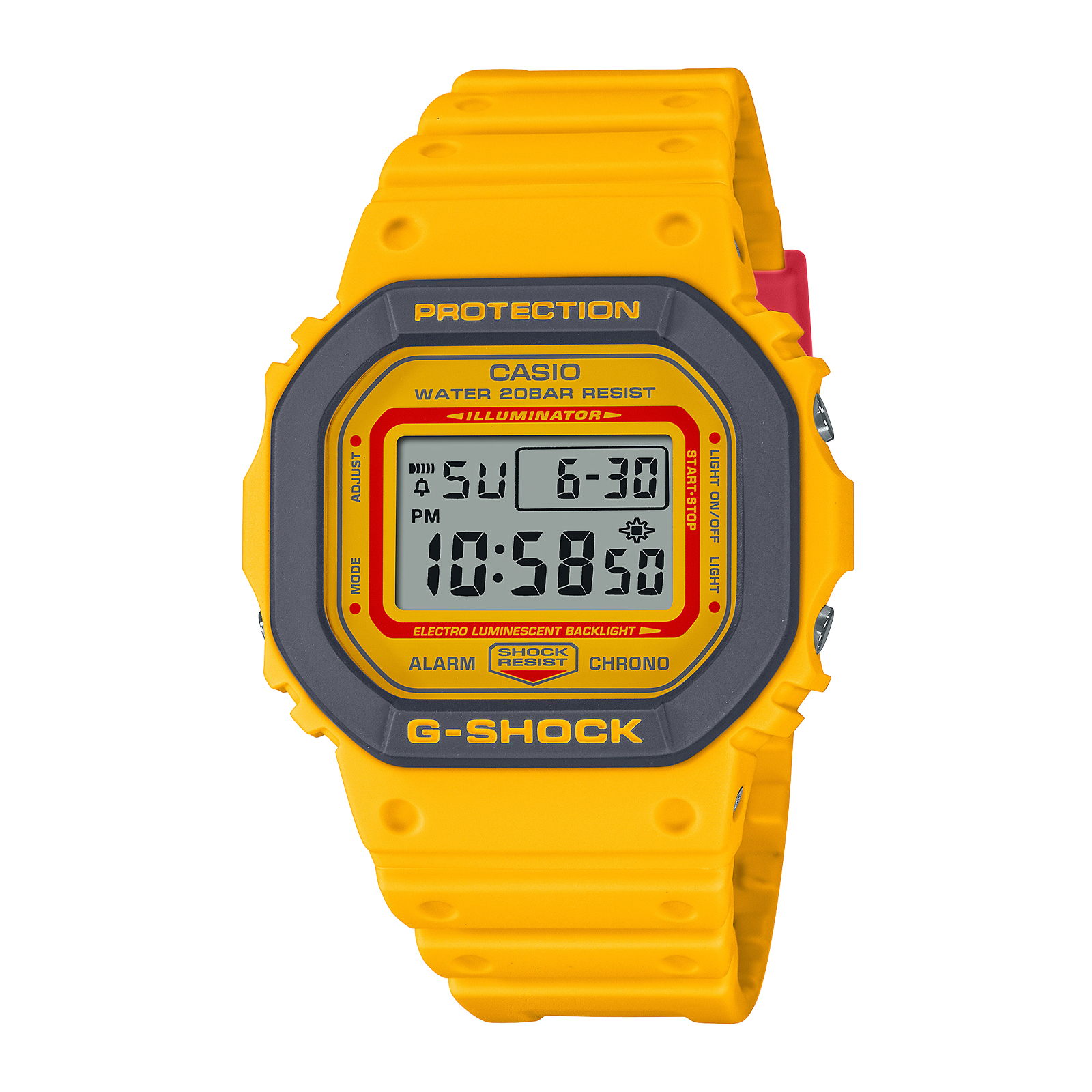 Reloj G-SHOCK DW-5610Y-9D Resina Hombre Amarillo