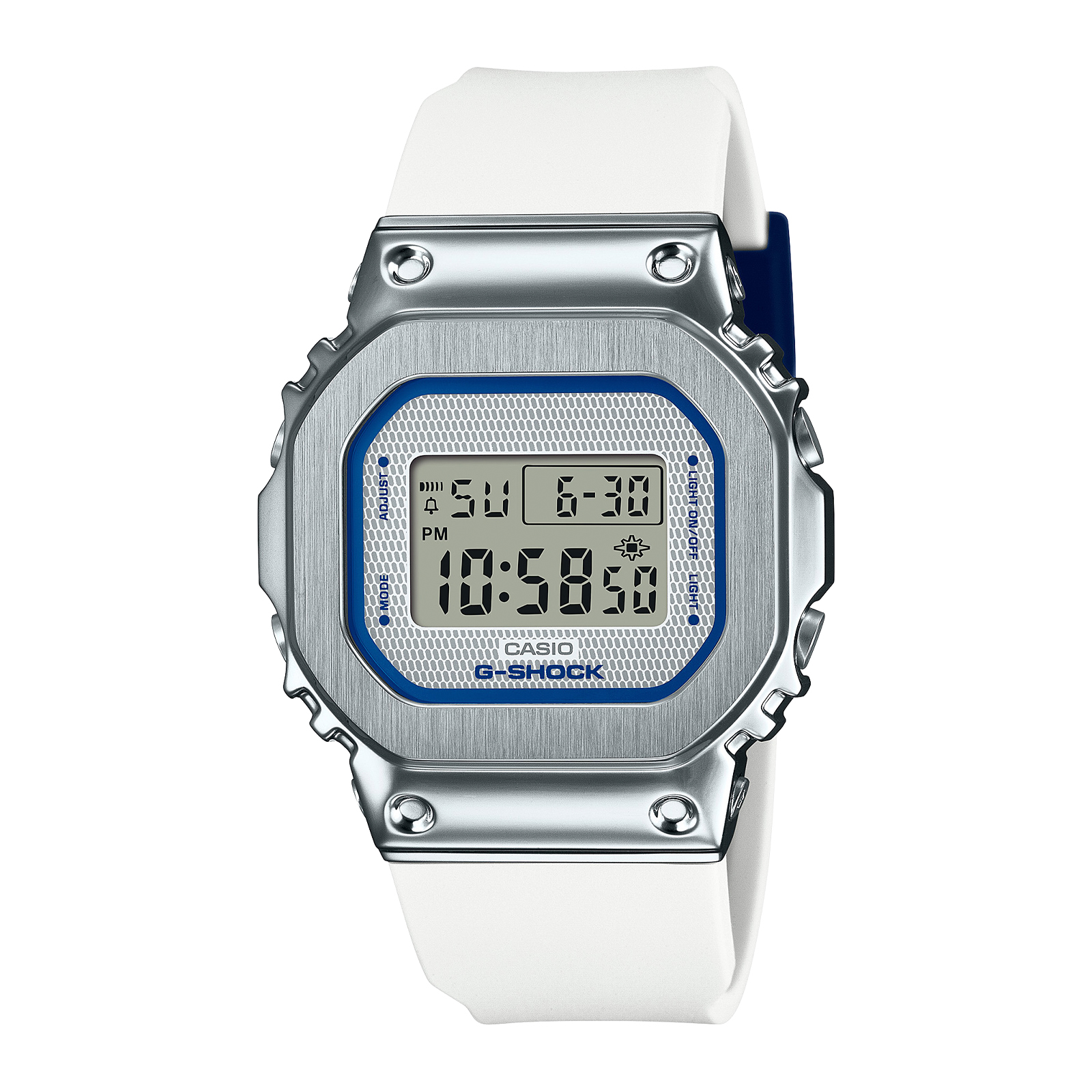 Reloj G-SHOCK GM-S5600LC-7D Resina/Acero Mujer Plateado