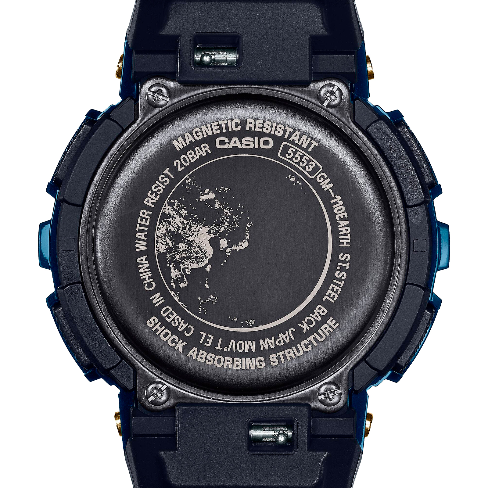Reloj G-SHOCK GM-110EARTH-1A Resina/Acero Hombre Azul