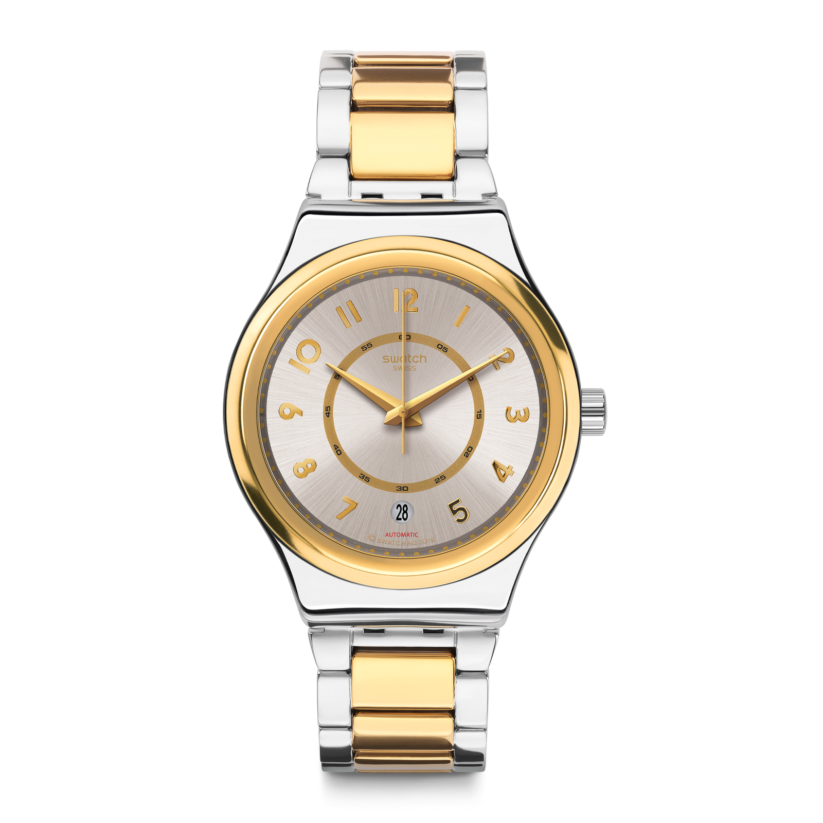 Reloj SWATCH SISTEM NUGGET YIS410G Plateado