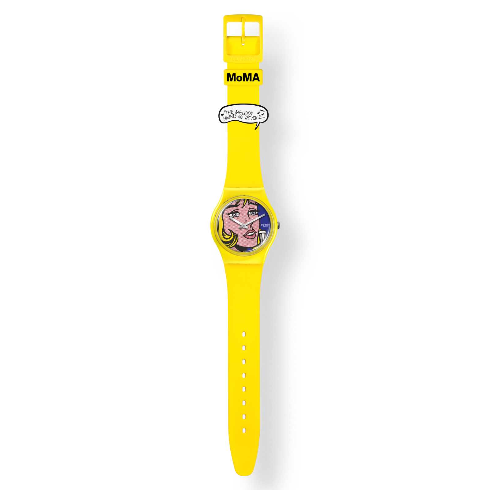 Reloj SWATCH REVERIE BY ROY LICHTENSTEIN, THE WATCH SO28Z117 Amarillo