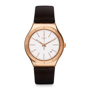 Reloj SWATCH TIC-BROWN YWG405 Oro Rosa