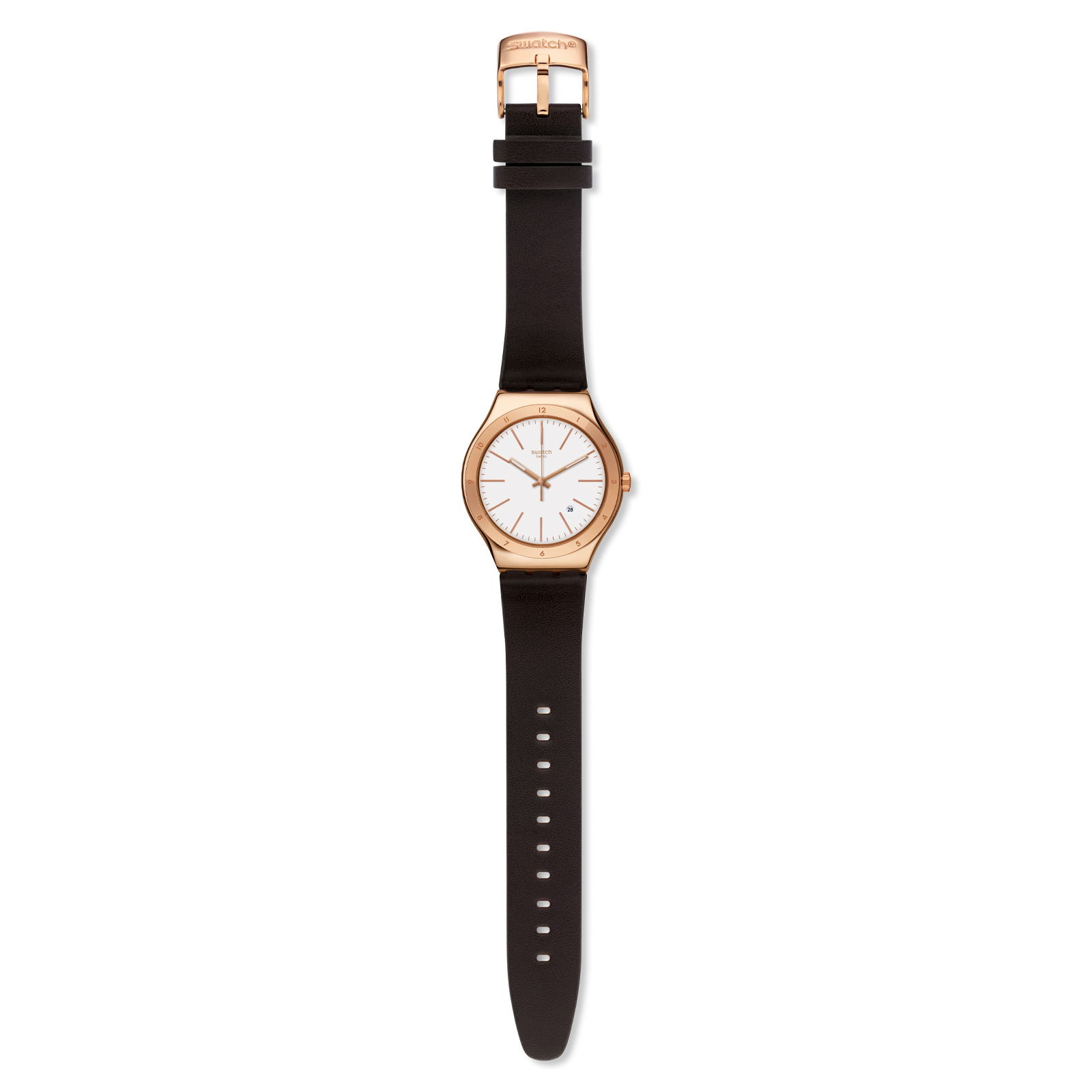 Reloj SWATCH TIC-BROWN YWG405 Oro Rosa