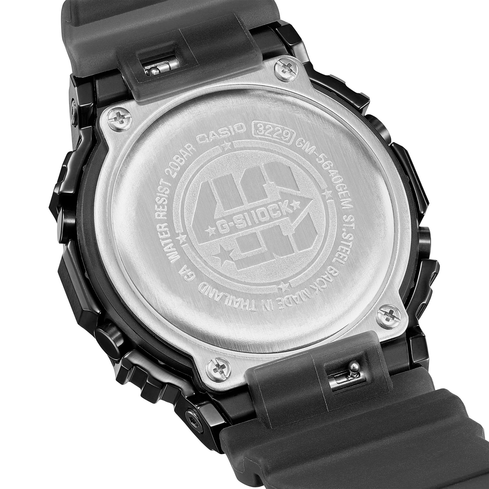 Reloj G-SHOCK GM-5640GEM-1D Resina/Acero Hombre Negro