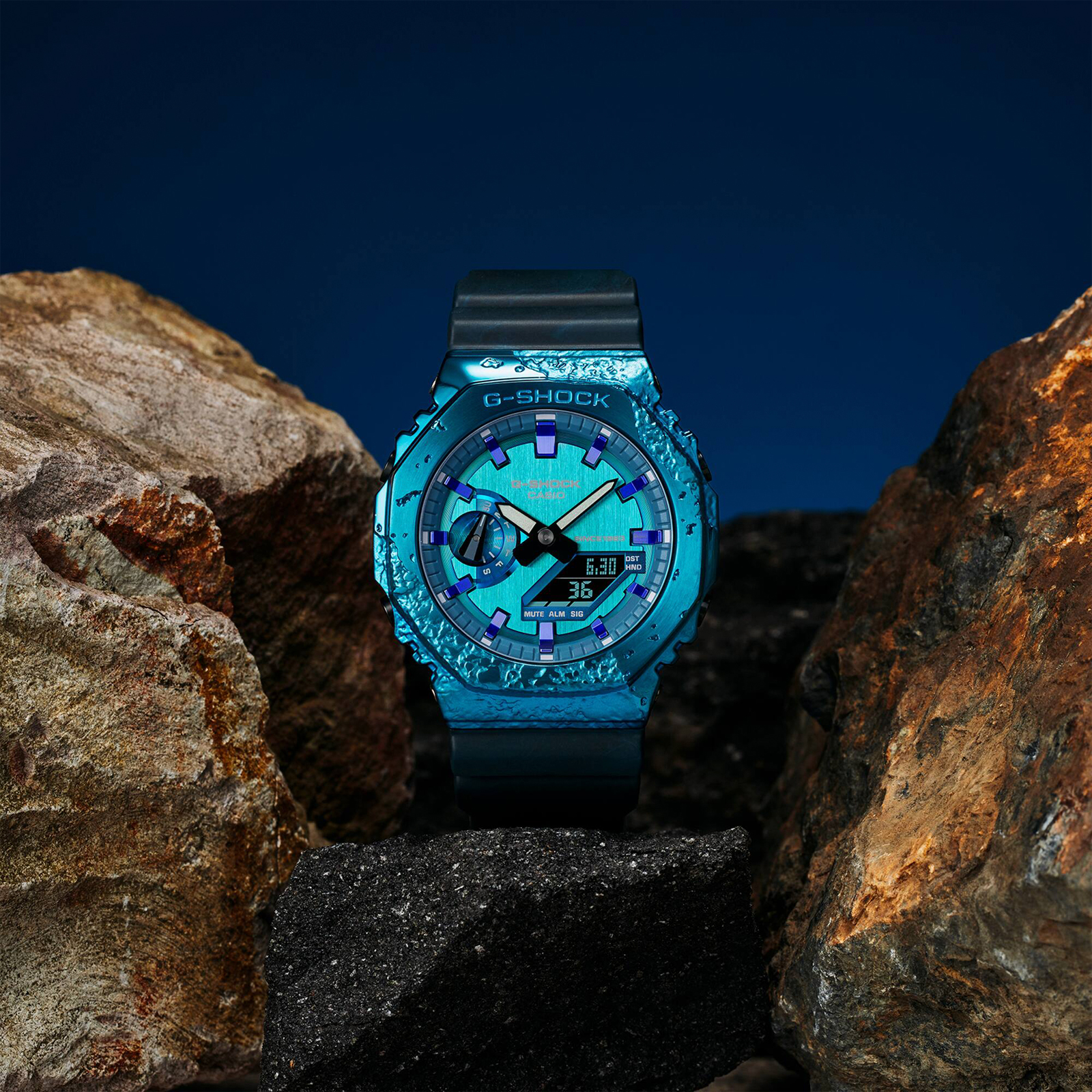 Reloj G-SHOCK GM-2140GEM-2A Resina/Acero Hombre Azul