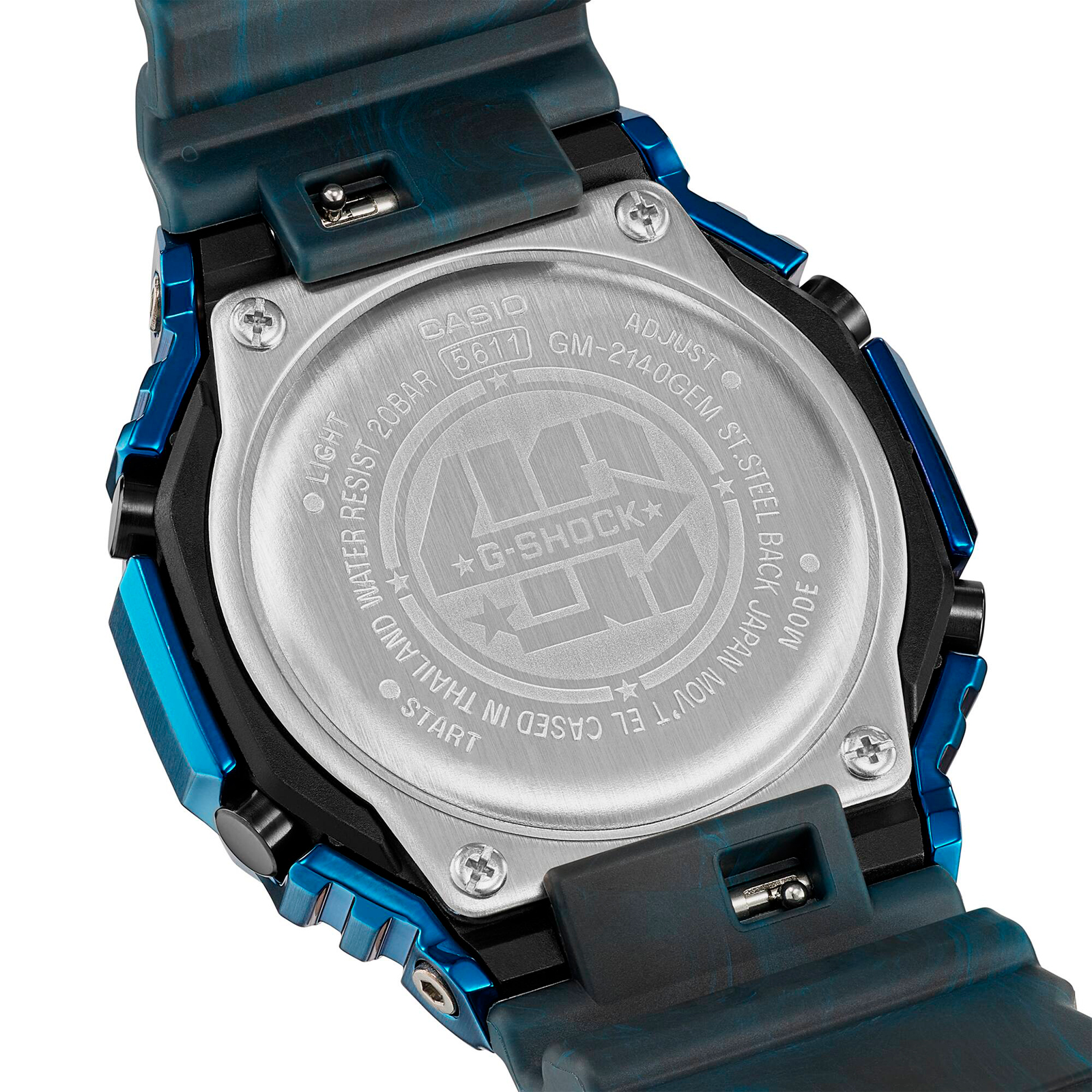 Reloj G-SHOCK GM-2140GEM-2A Resina/Acero Hombre Azul