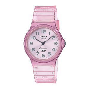 Reloj CASIO MQ-24S-4B Resina Mujer Rosado Transparente