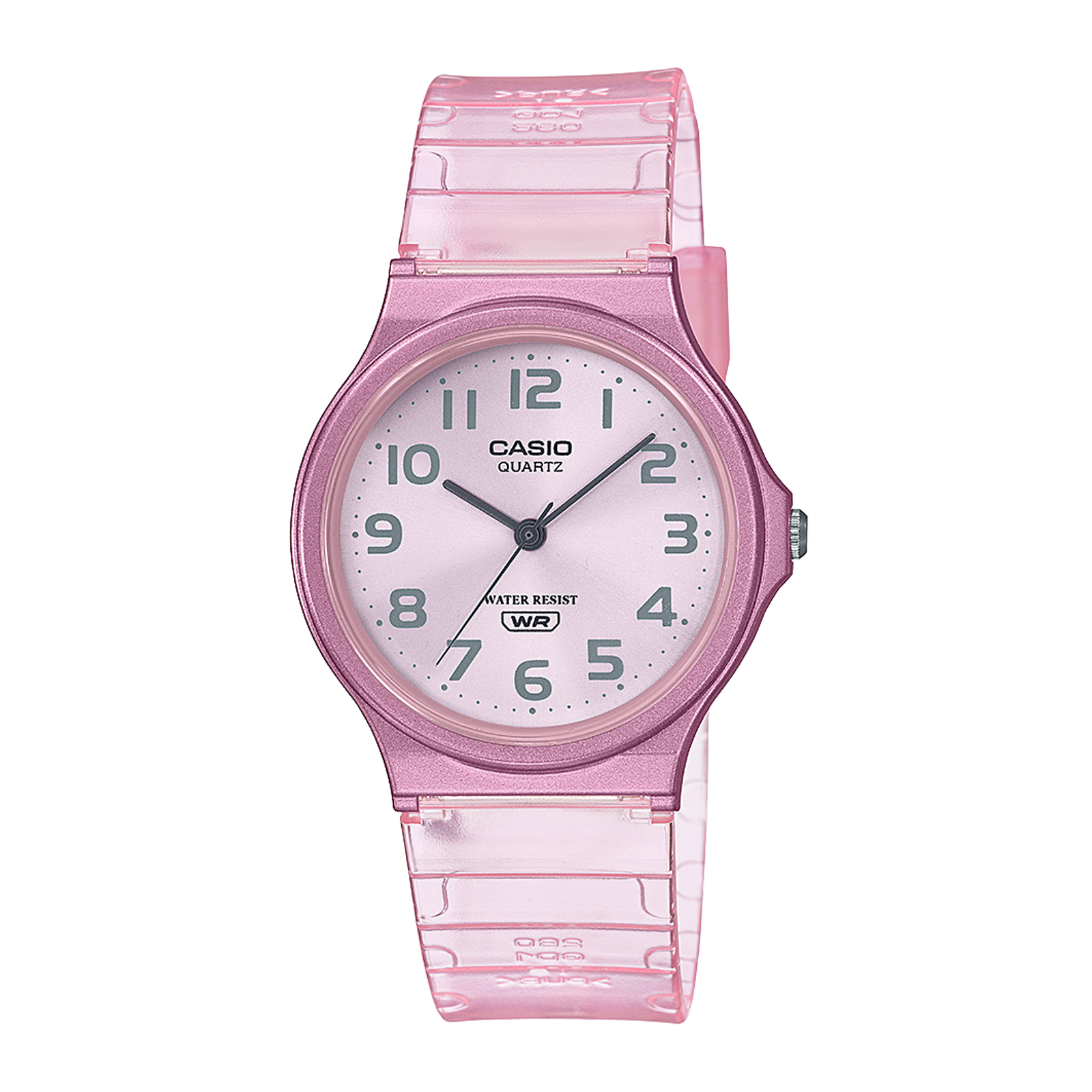 Reloj CASIO MQ-24S-4B Resina Mujer Rosado Transparente