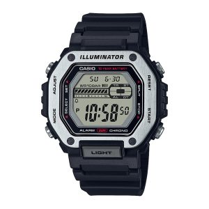 Reloj CASIO MWD-110H-1A Resina/Acero Hombre Negro/Plateado