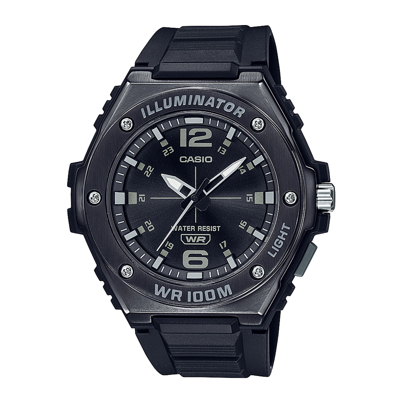 Reloj CASIO MWA-100HB-1A Resina/Acero Hombre Negro