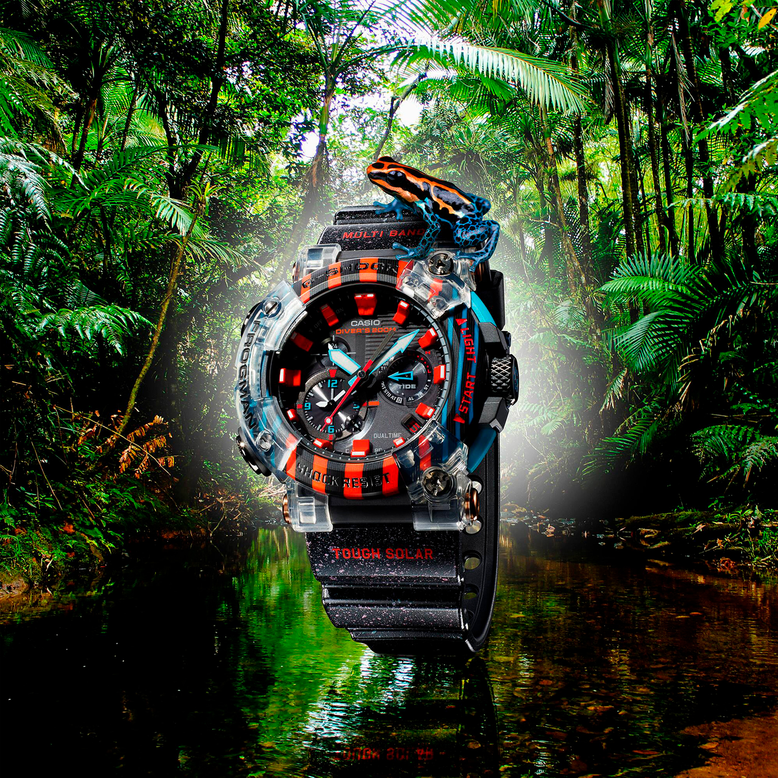 Reloj G-SHOCK GWF-A1000APF-1A Carbono/Resina Hombre Negro