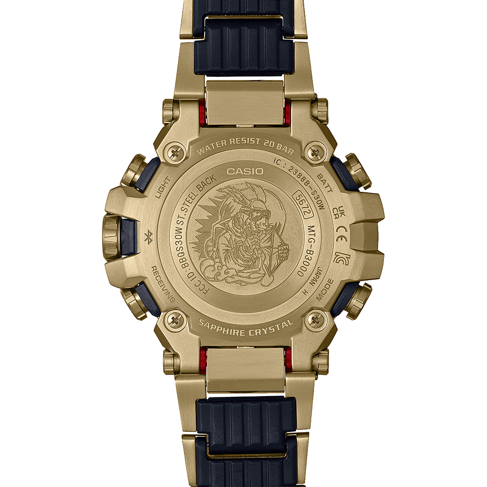 Reloj G-SHOCK MTG-B3000CX-9A Carbono/Acero Hombre Dorado