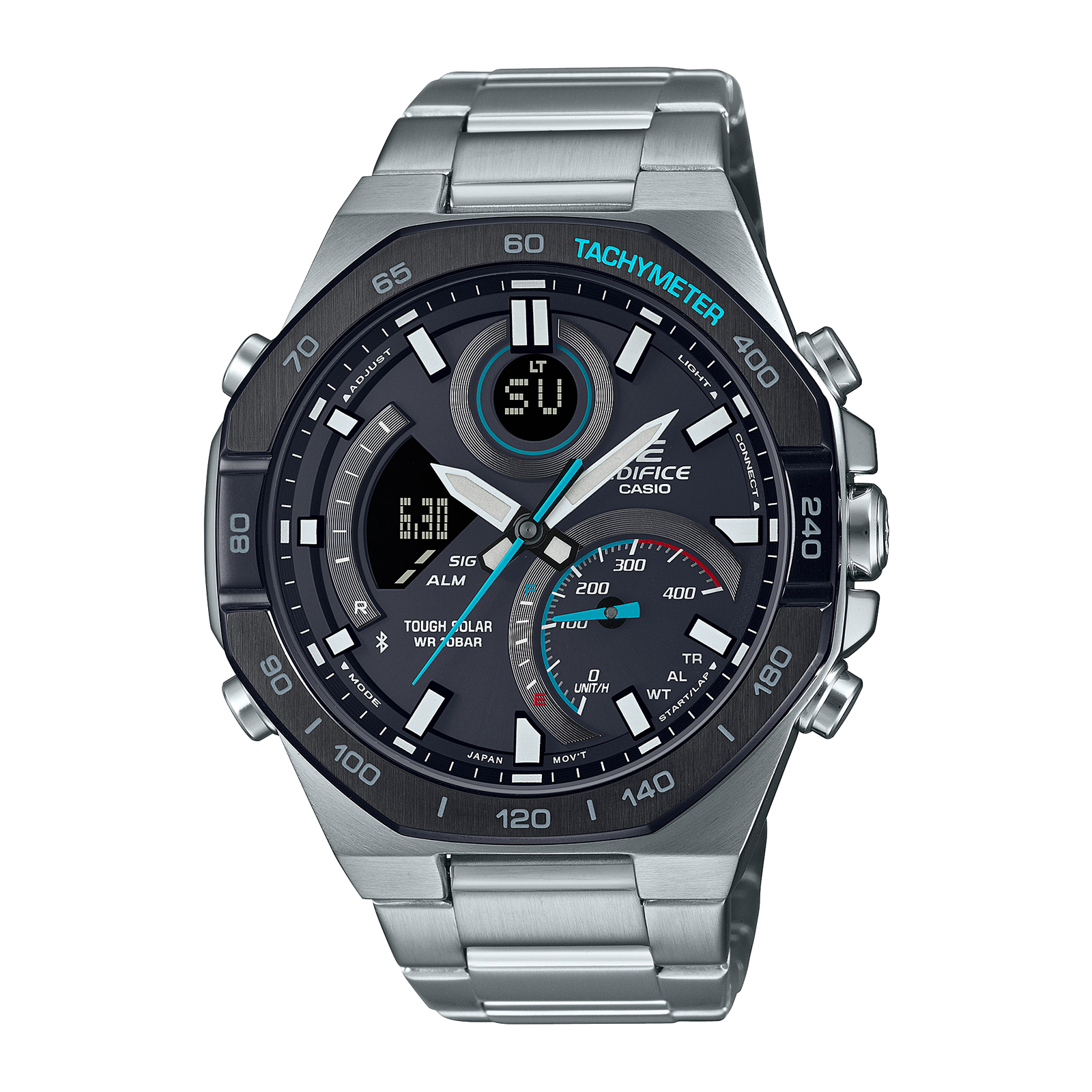 Reloj EDIFICE ECB-950DB-1A Acero Hombre Plateado