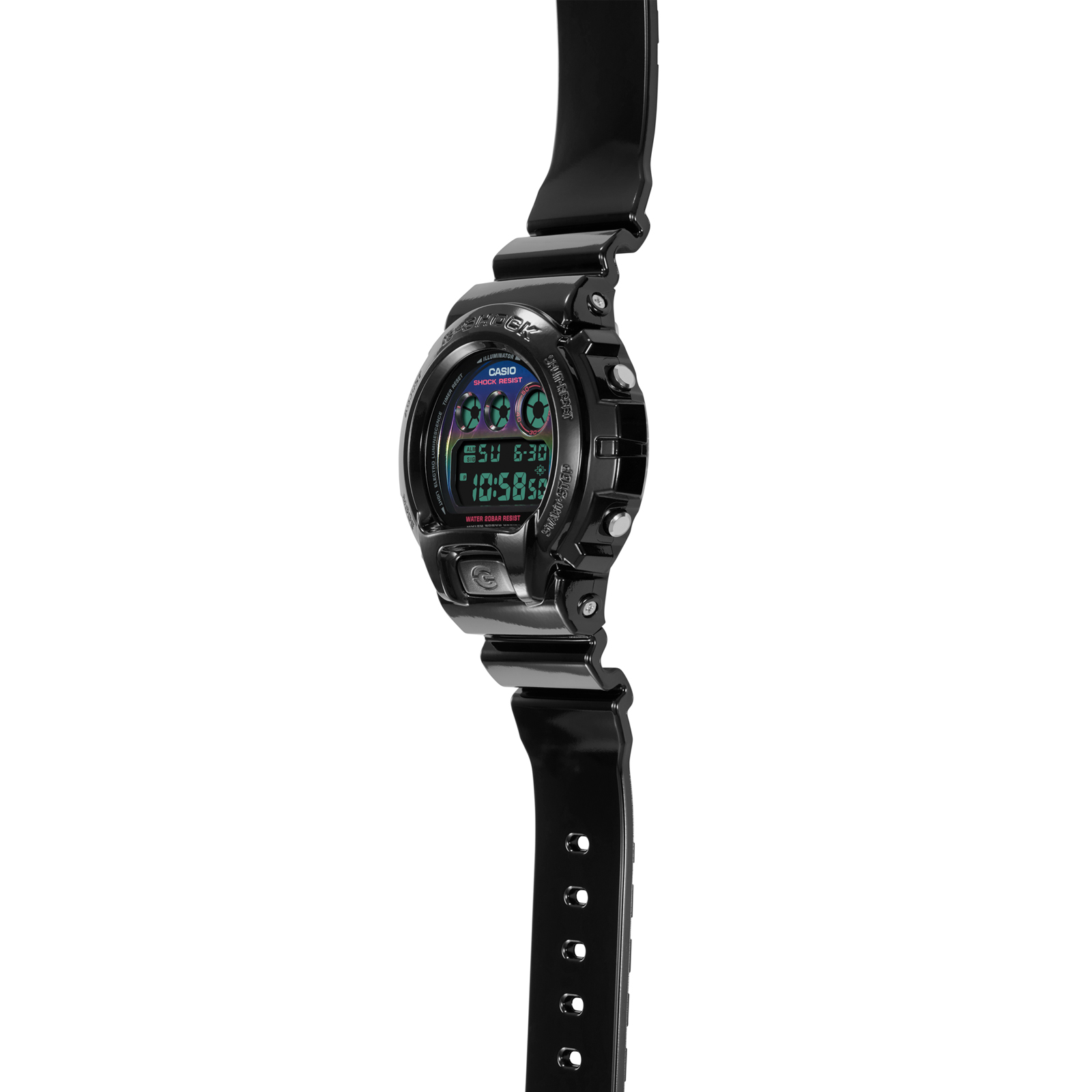 Reloj G-SHOCK DW-6900RGB-1D Resina Hombre Negro