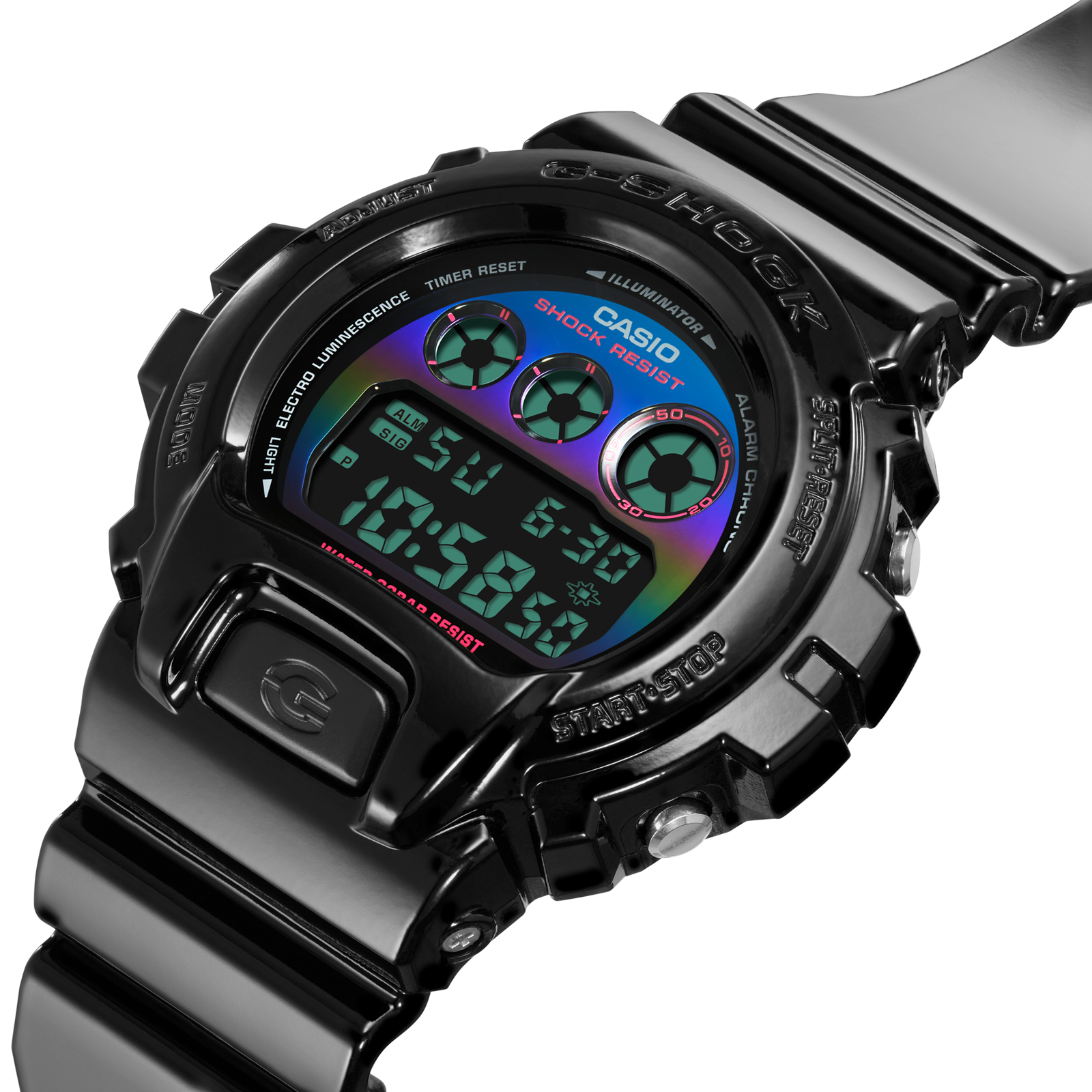 Reloj G-SHOCK DW-6900RGB-1D Resina Hombre Negro