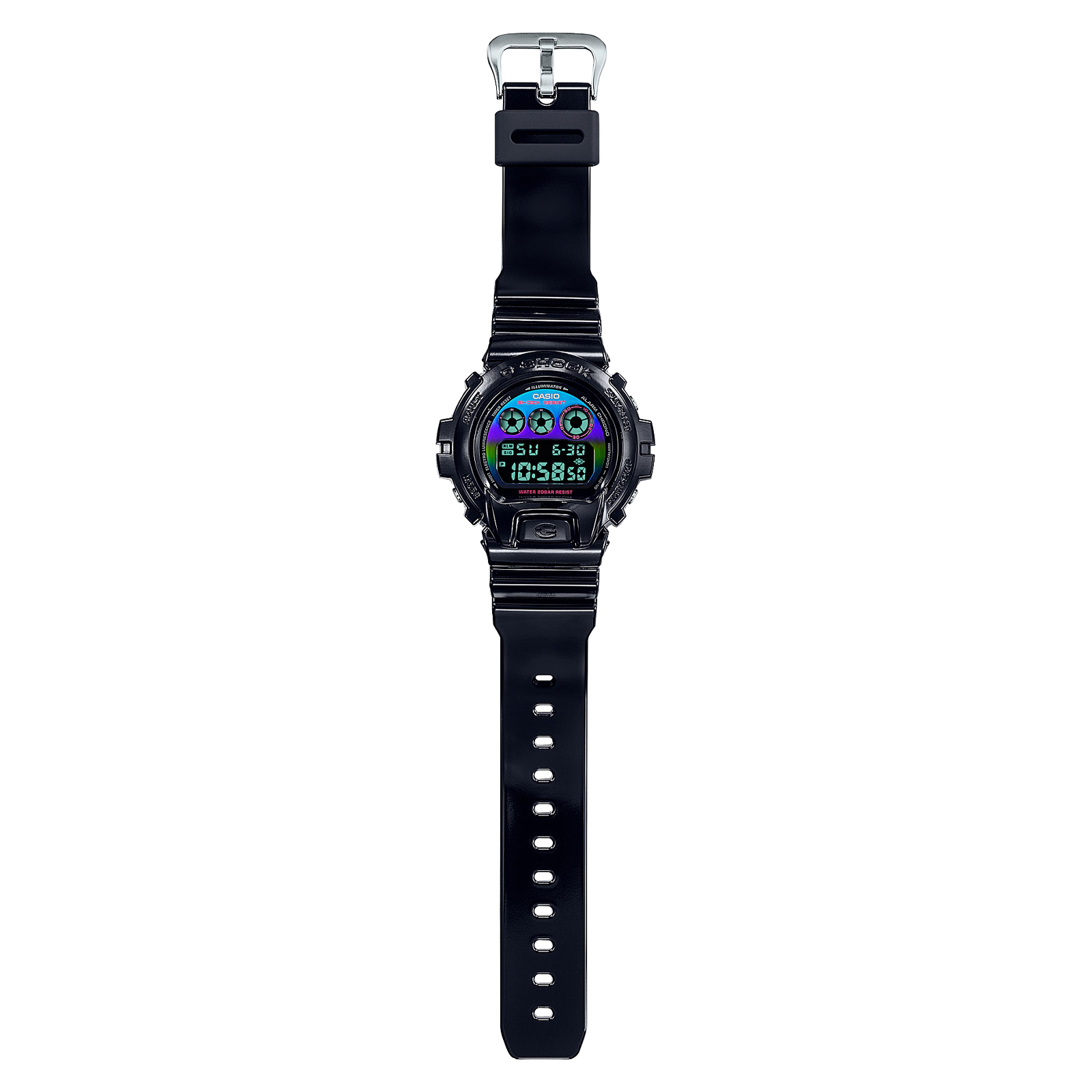 Reloj G-SHOCK DW-6900RGB-1D Resina Hombre Negro