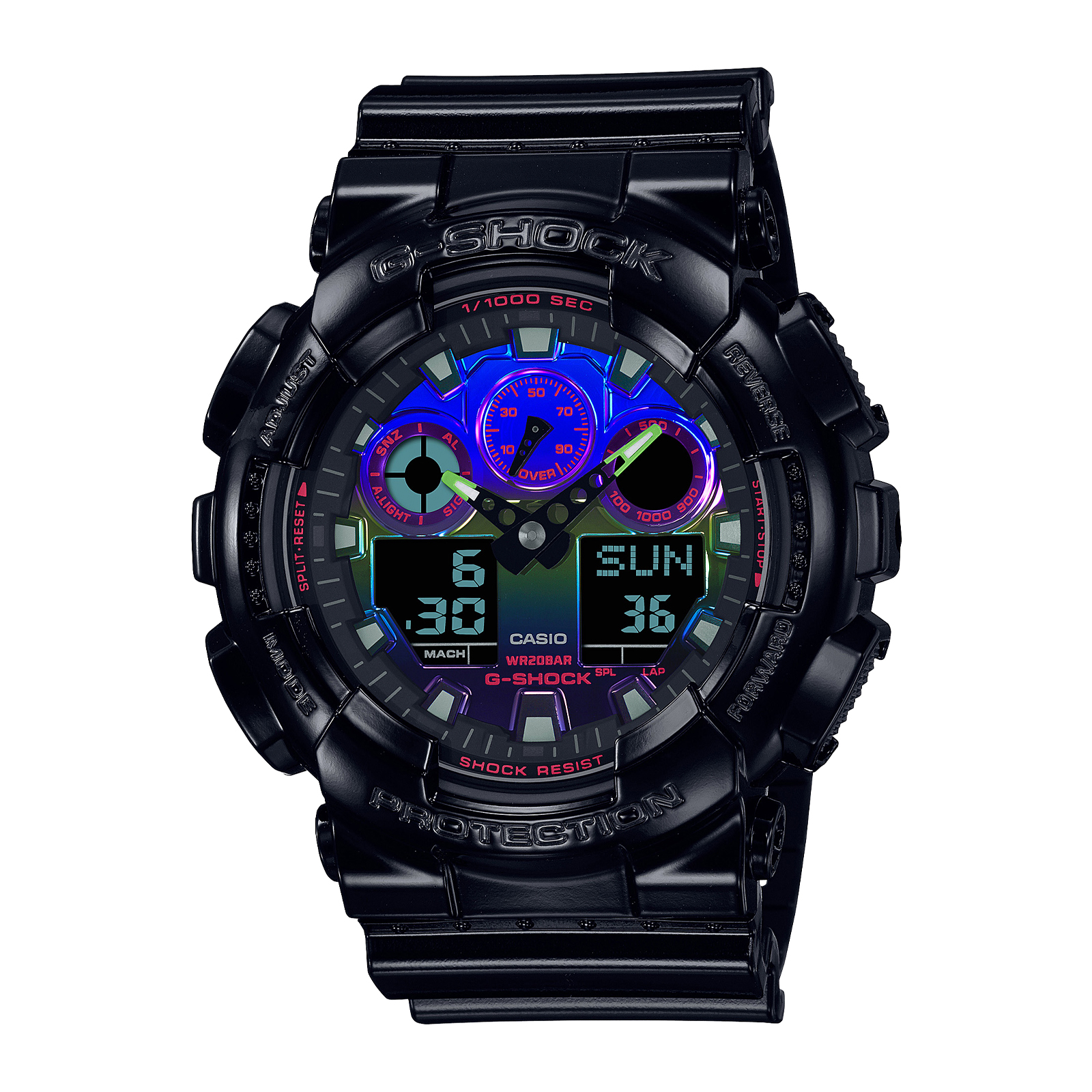 Reloj G-SHOCK GA-2100VB-1A Resina Hombre Negro - Btime