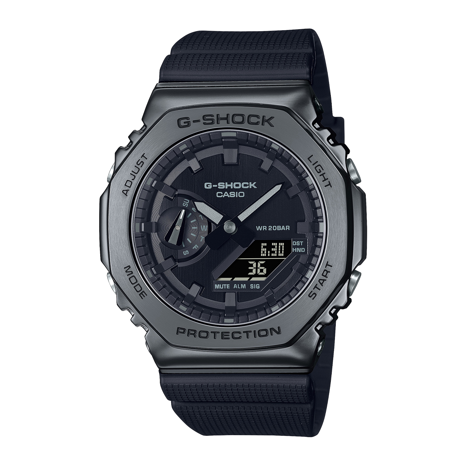 Reloj G-SHOCK GM-2100BB-1A Resina/Acero Hombre Negro