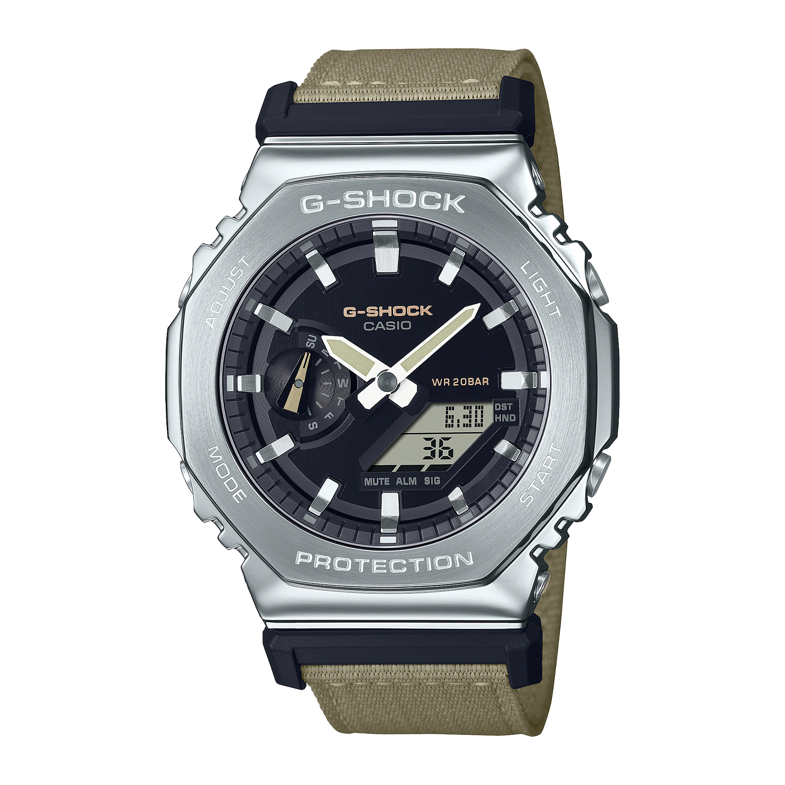 Reloj G-SHOCK GM-2100C-5A Resina/Acero Hombre Plateado