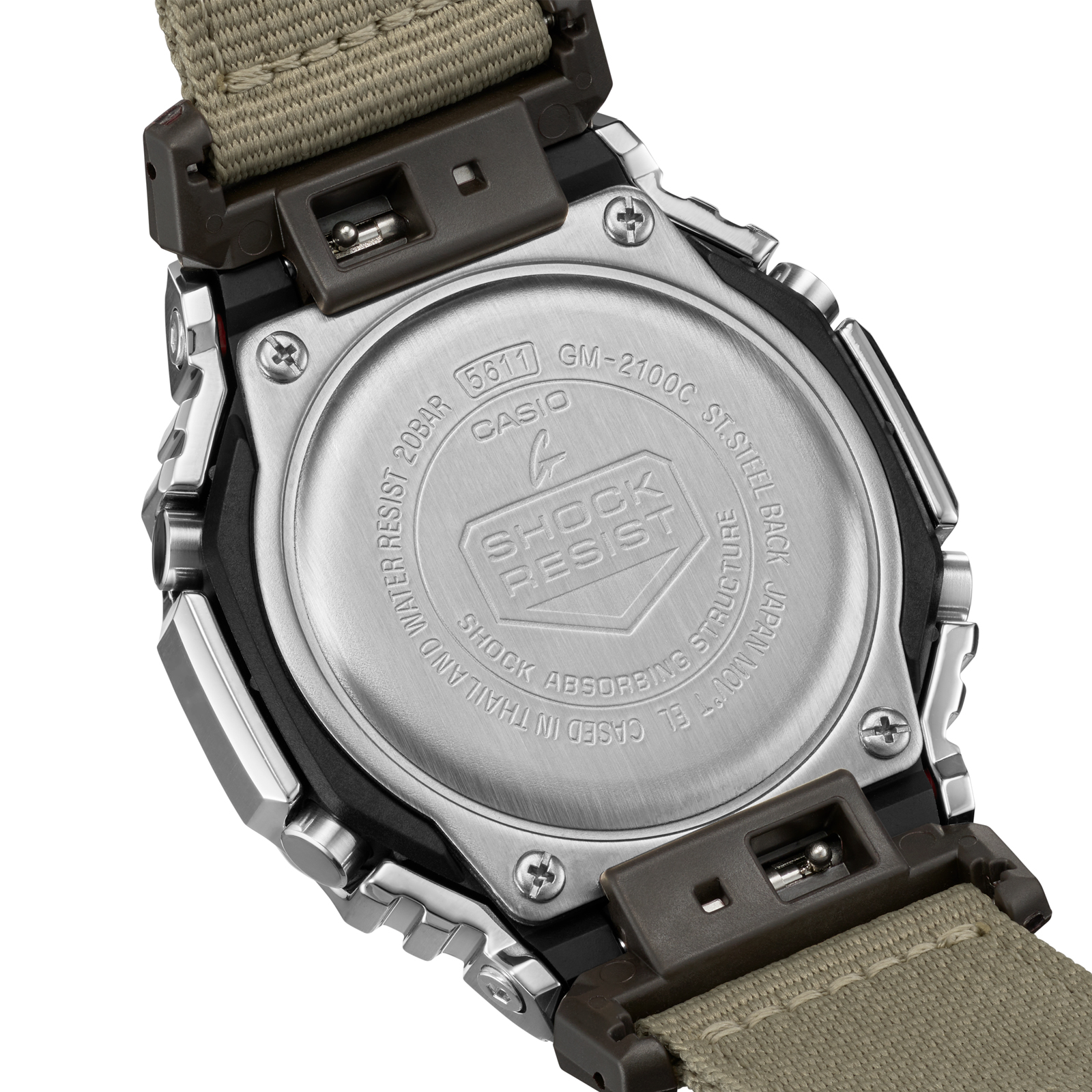 Reloj G-SHOCK GM-2100C-5A Resina/Acero Hombre Plateado