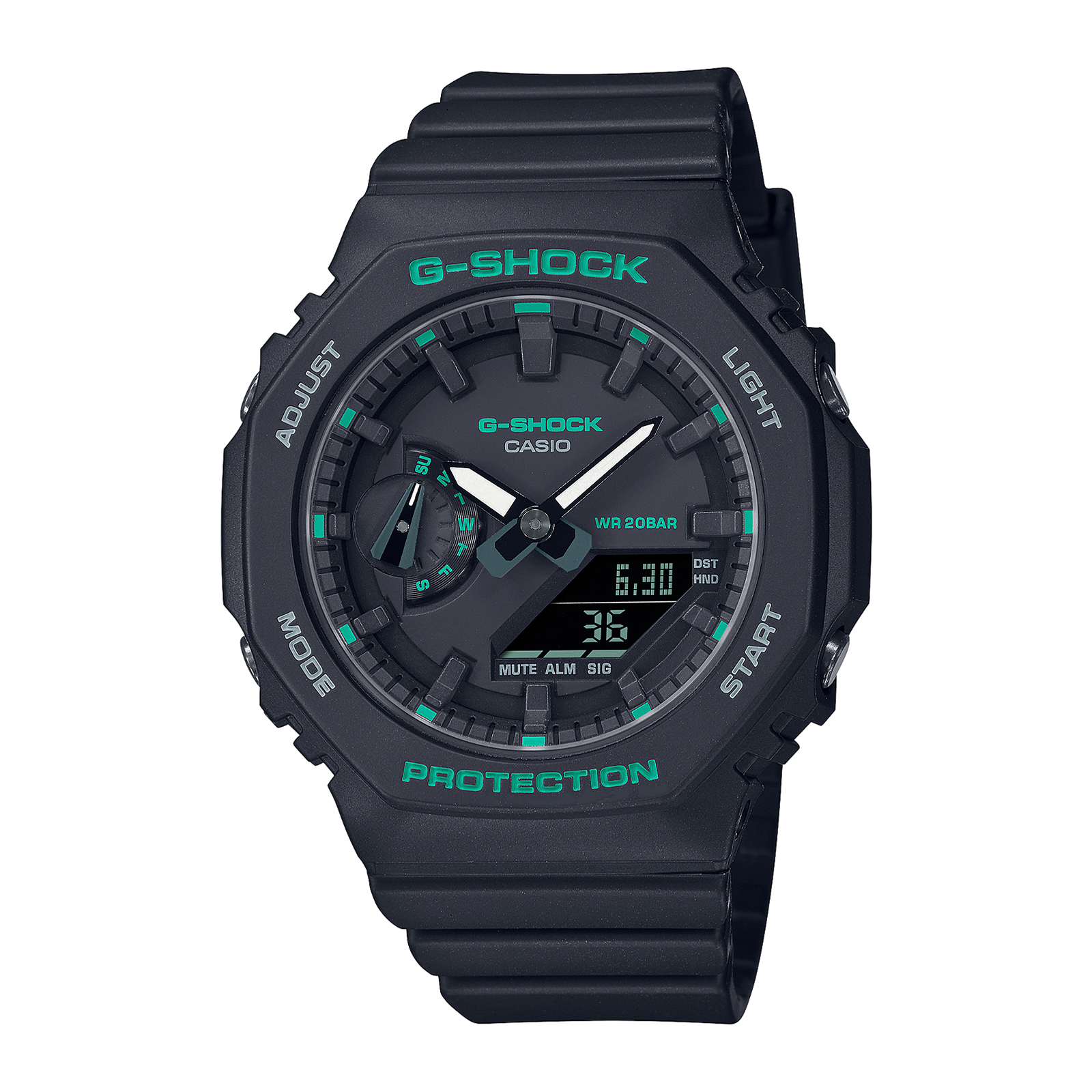 Reloj G-SHOCK GMA-S2100GA-1A Carbono/Acero Mujer Negro