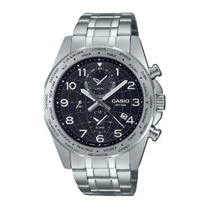 Reloj CASIO MTP-W500D-1A Acero Hombre plateado