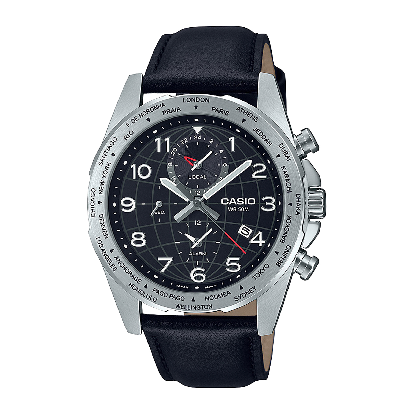 Reloj CASIO MTP-W500L-1A Acero Hombre Plateado