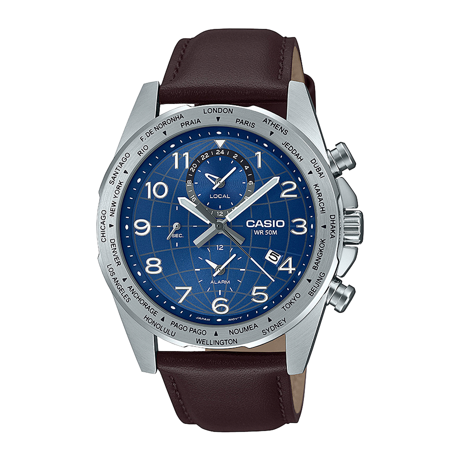 Reloj CASIO MTP-W500L-2A Acero Hombre Plateado