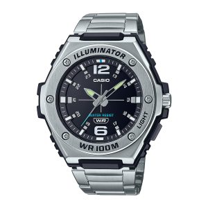 Reloj CASIO MWA-100HD-1A Resina/Acero Hombre Plateado