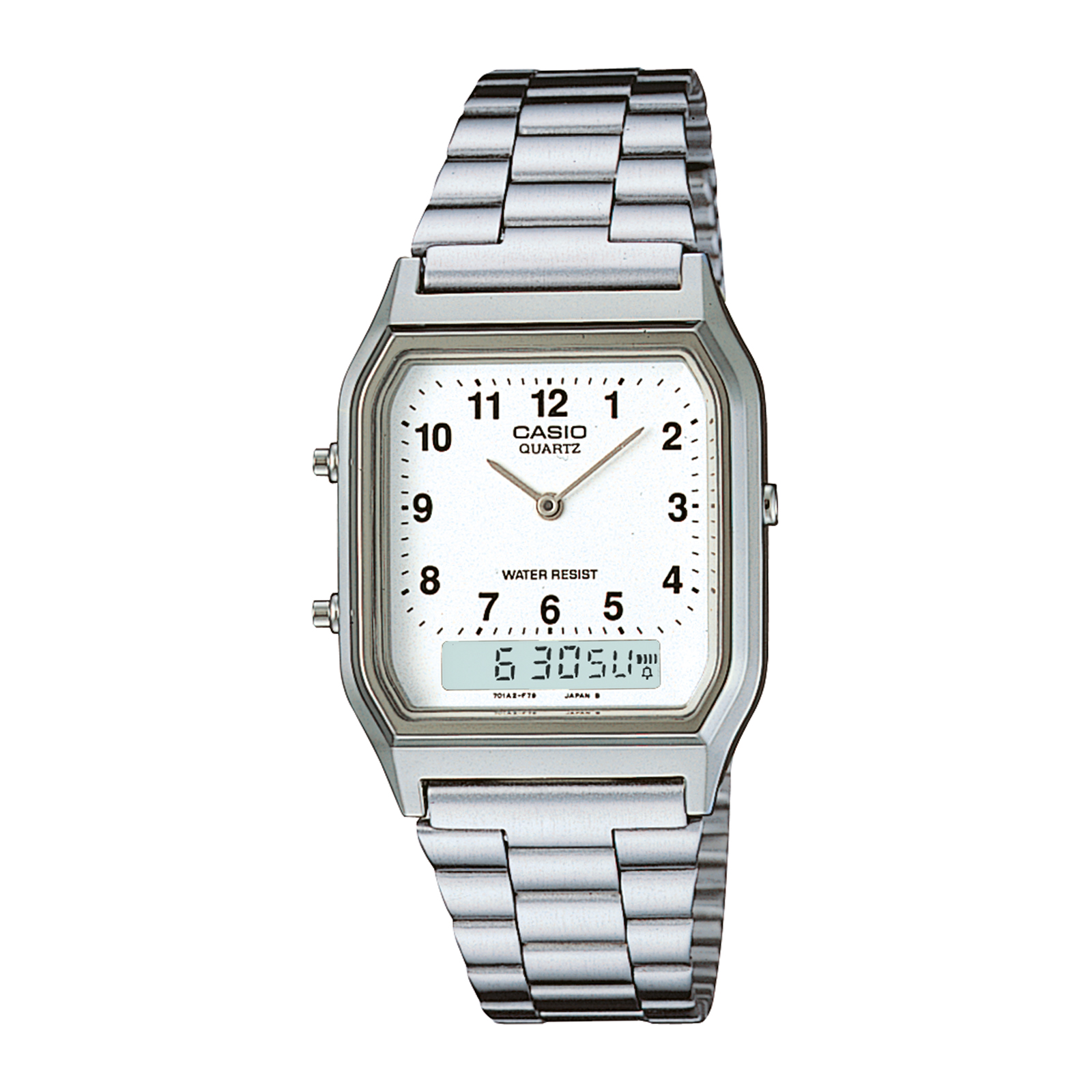 Reloj CASIO AQ-230A-7B Resina Hombre Plateado