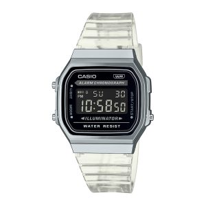 Reloj CASIO A168XES-1B Resina Hombre Plateado