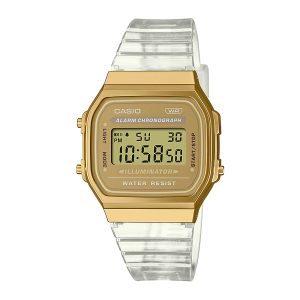 Reloj CASIO A168XESG-9A Resina Mujer Dorado