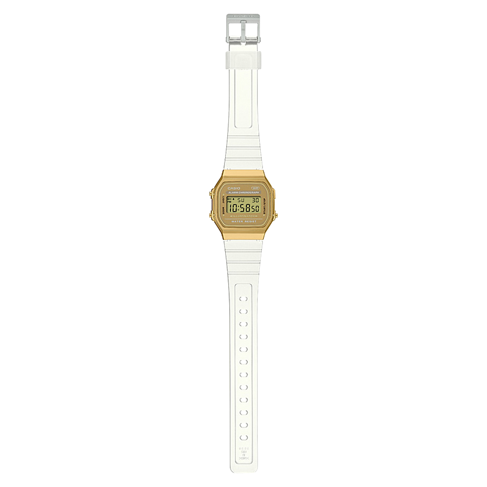 Reloj CASIO A168XESG-9A Resina Mujer Dorado