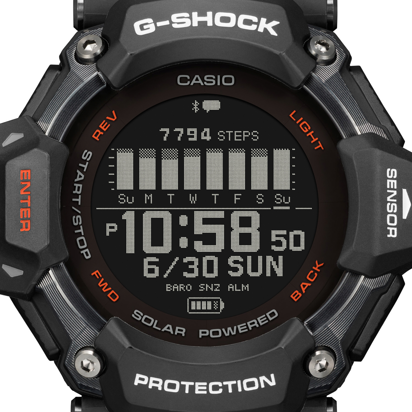 Reloj G-SHOCK GBD-H2000-1A Resina Hombre Negro