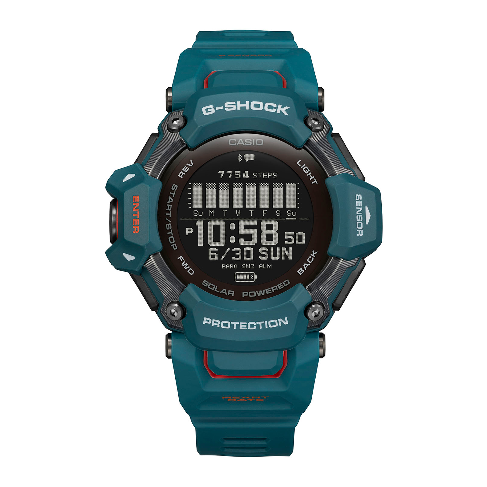 Reloj G-SHOCK GBD-H2000-2D Resina Hombre Azul Verdoso