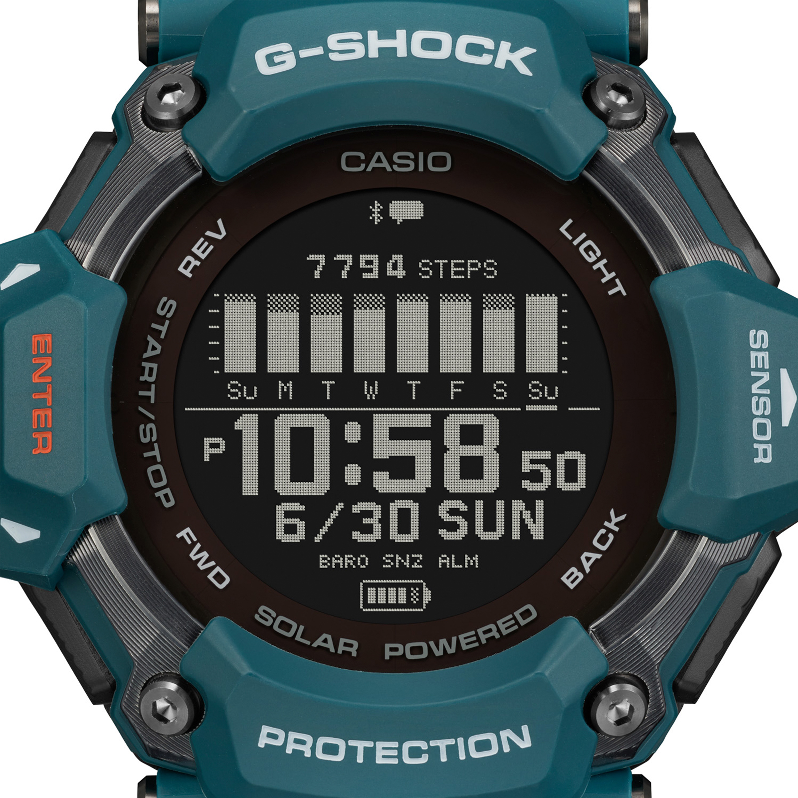 Reloj G-SHOCK GBD-H2000-2D Resina Hombre Azul Verdoso