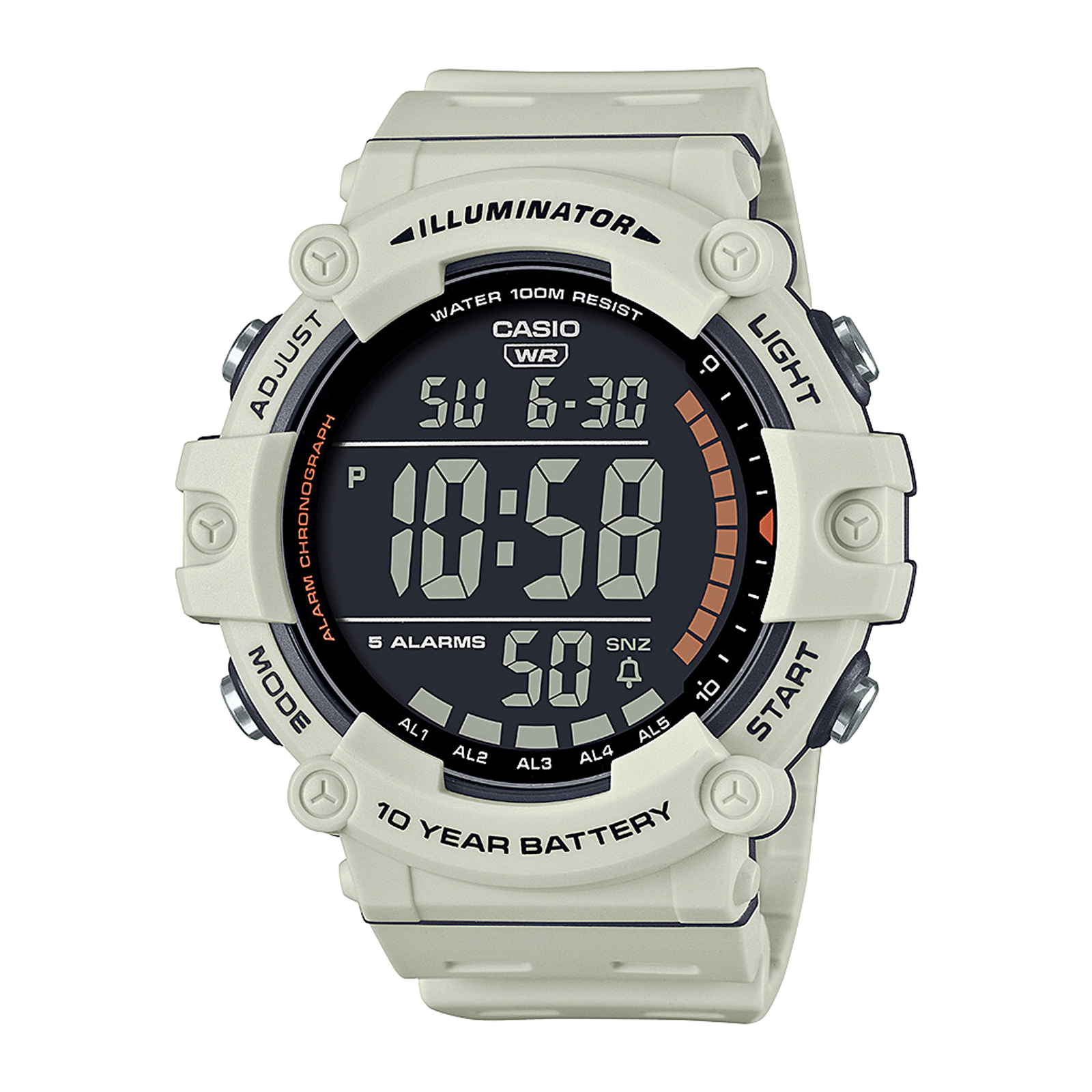 Reloj CASIO AE-1500WH-8B2 Resina Hombre Blanco Humo