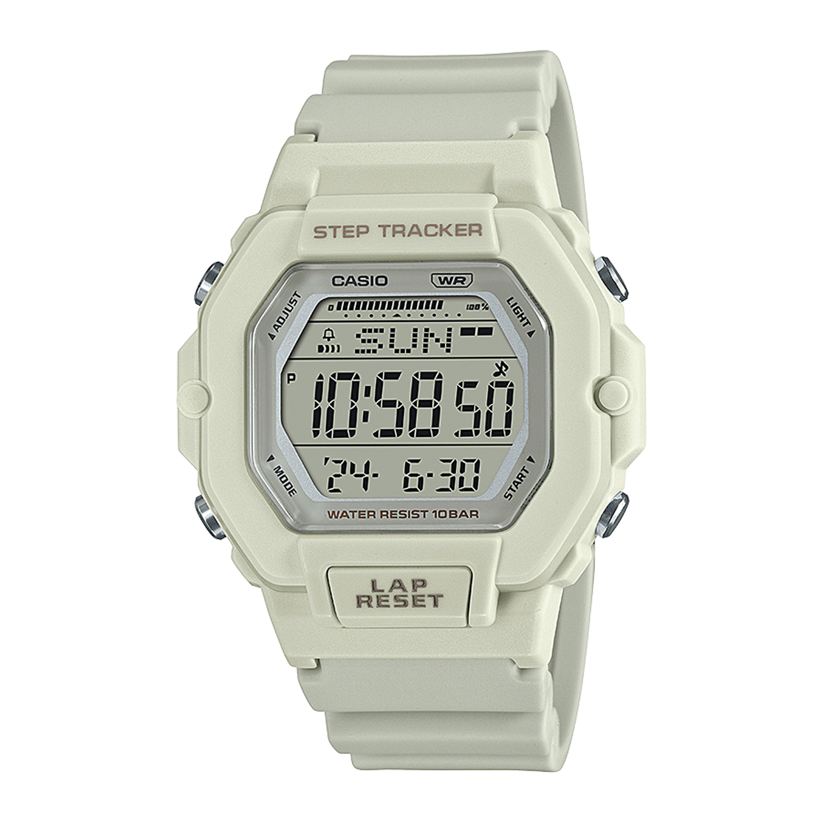 Reloj CASIO LWS-2200H-8A Resina Mujer Gris Claro