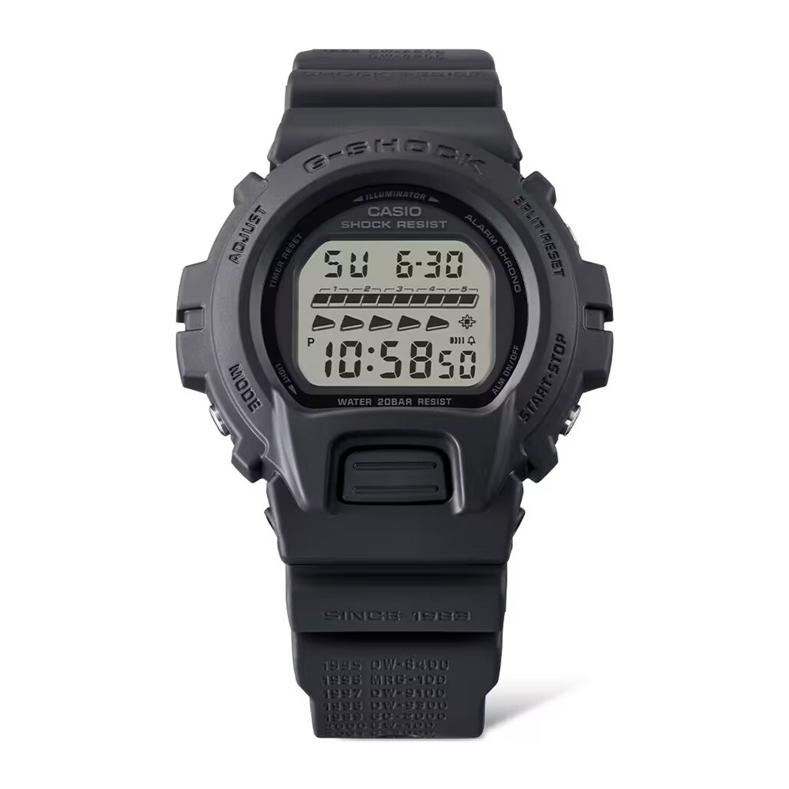 Reloj G-SHOCK DW-6640RE-1D Resina Hombre Negro