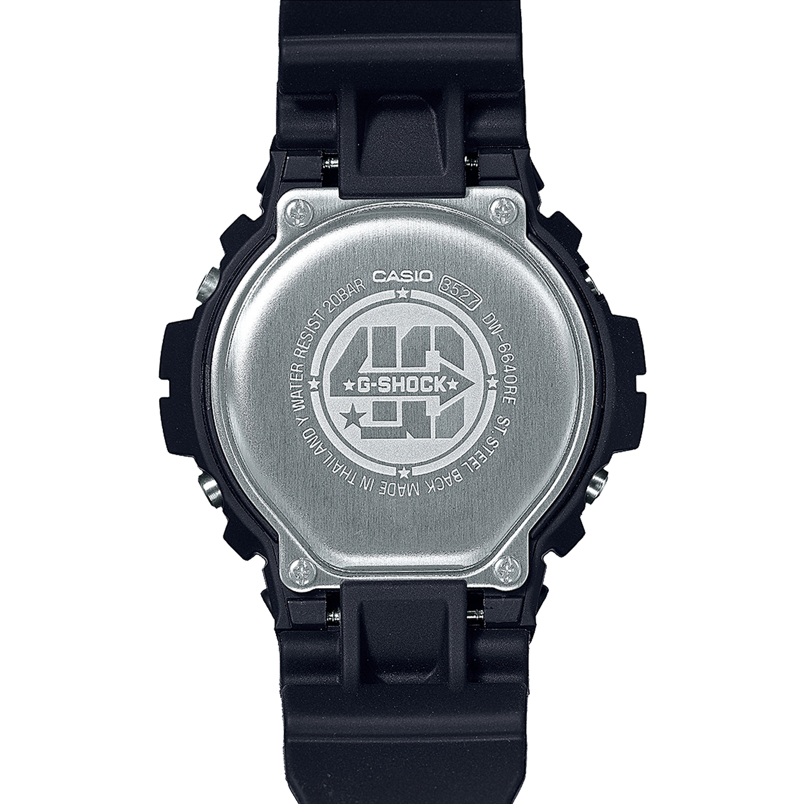 Reloj G-SHOCK DW-6640RE-1D Resina Hombre Negro