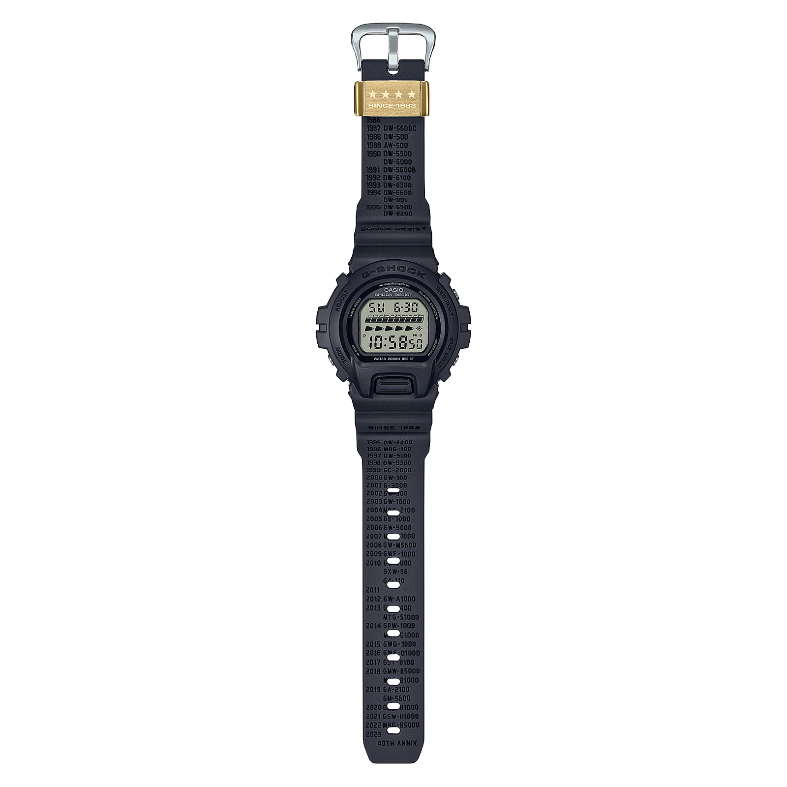 Reloj G-SHOCK DW-6640RE-1D Resina Hombre Negro