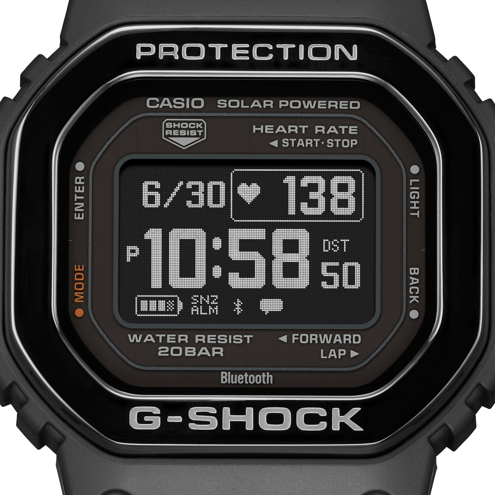 Reloj G-SHOCK DW-H5600MB-1D Resina/Acero Hombre Negro