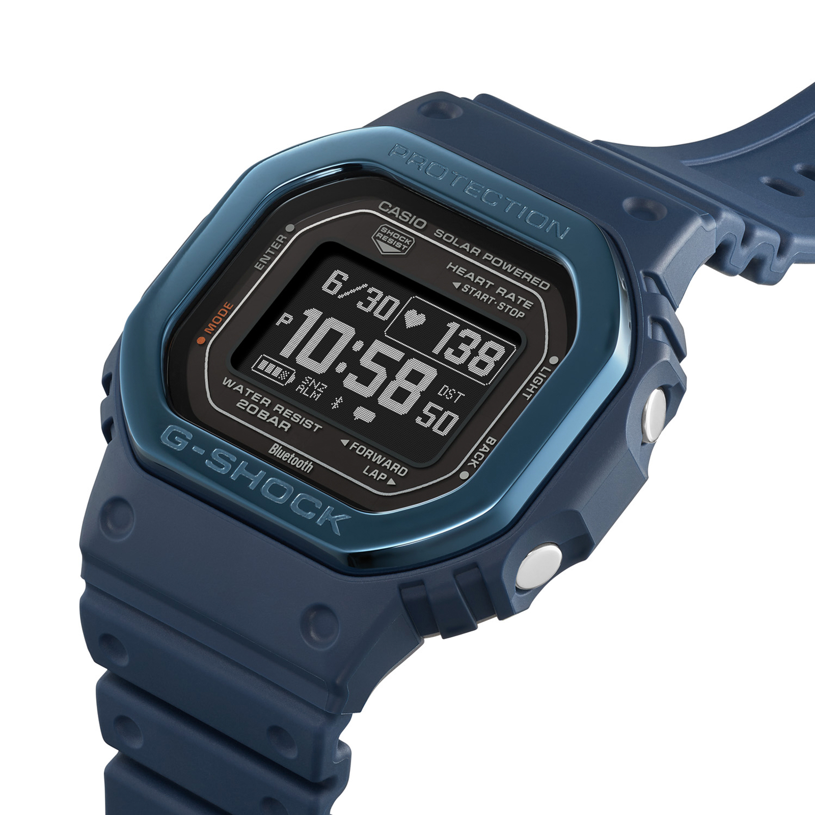Reloj G-SHOCK DW-H5600MB-2D Resina/Acero Hombre Azul