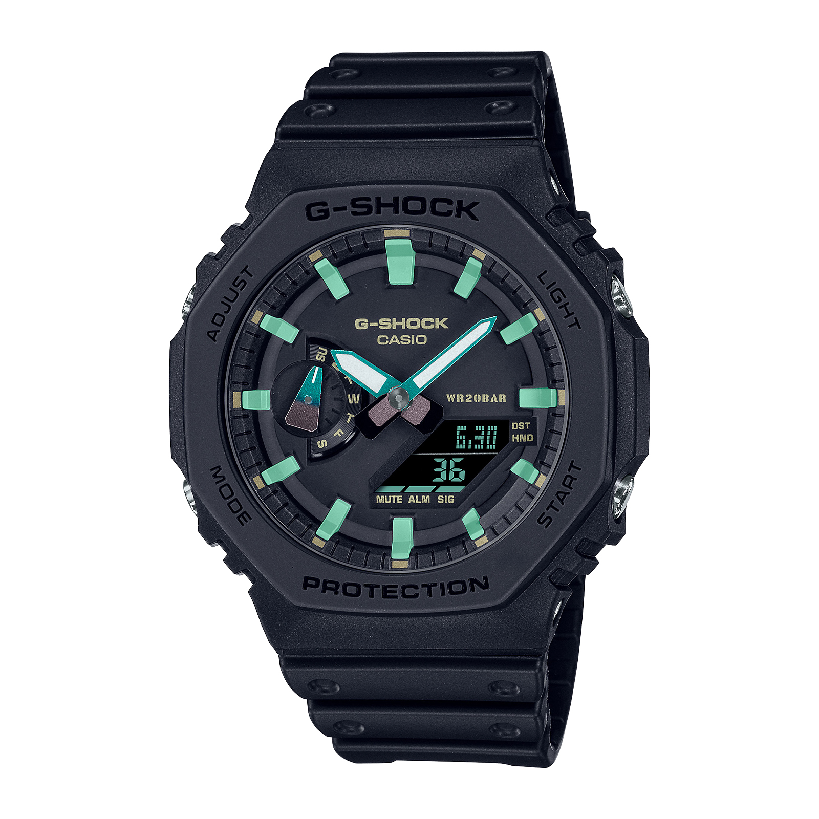 Reloj G-SHOCK GA-2100RC-1A Resina Hombre Negro