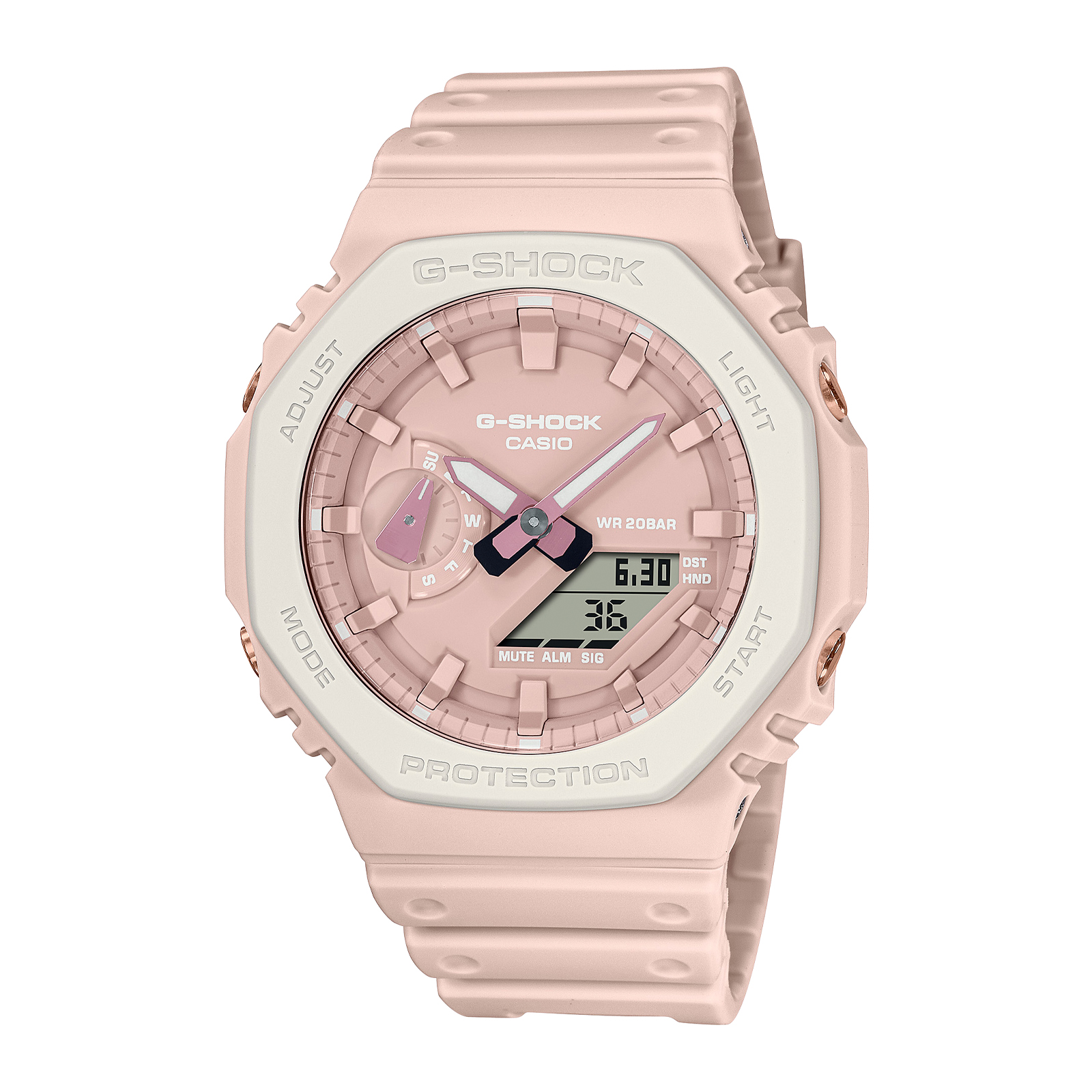 Reloj G-SHOCK GA-2110SL-4A7 Carbono/Resina Mujer Rosado