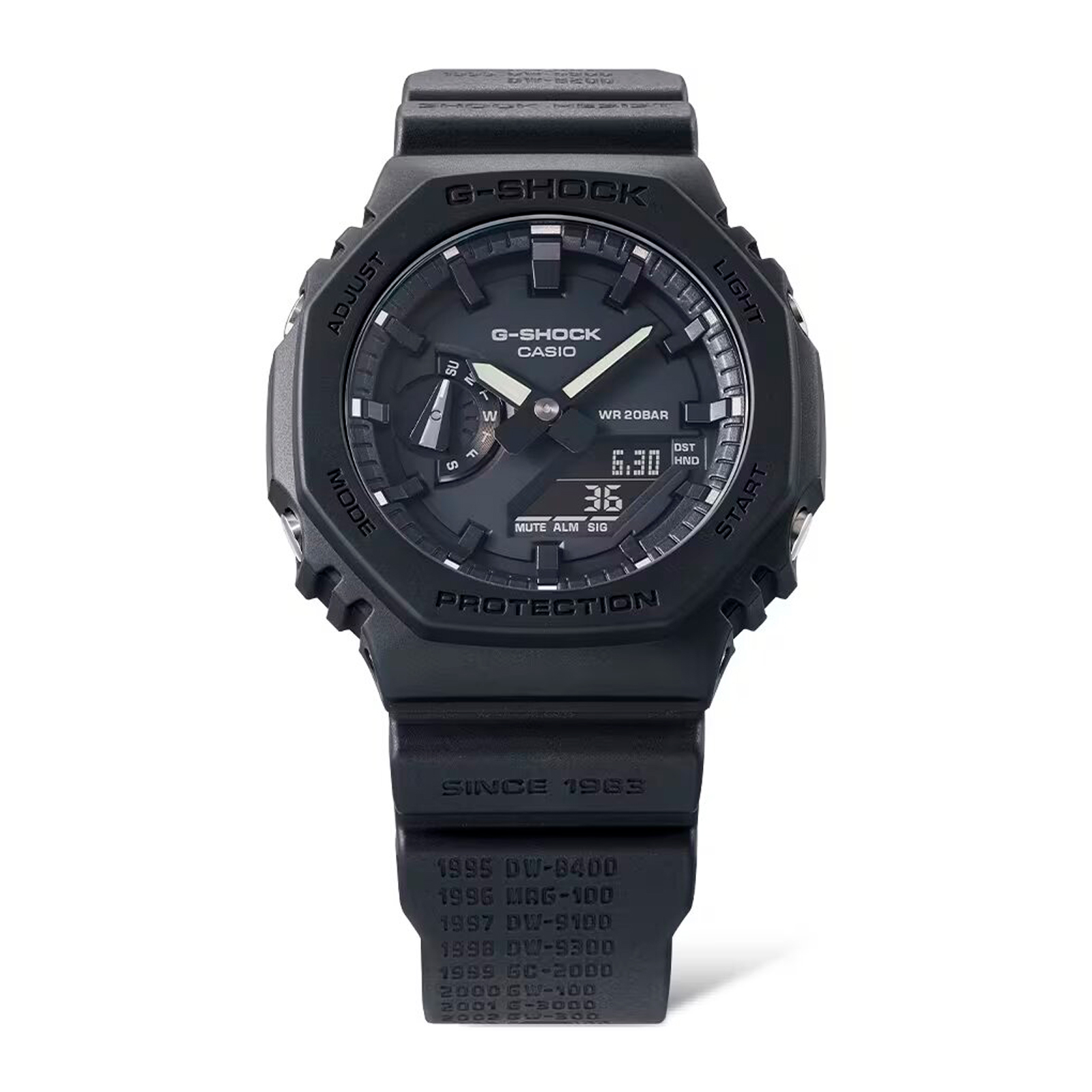 Reloj G-SHOCK GA-2140RE-1A Carbono/Resina Hombre Negro