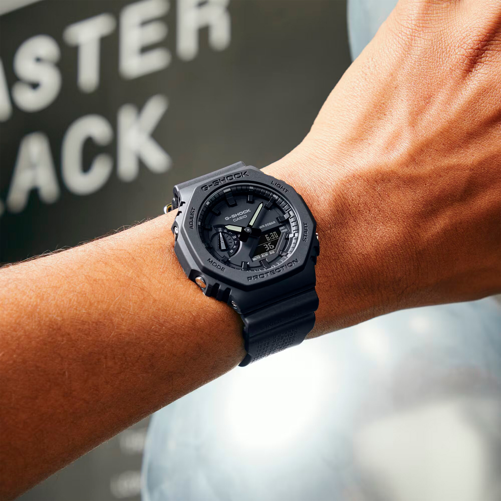 Reloj G-SHOCK GA-2140RE-1A Carbono/Resina Hombre Negro